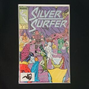 Marvel Comics Silver Surfer #4 Comic  Book -1987